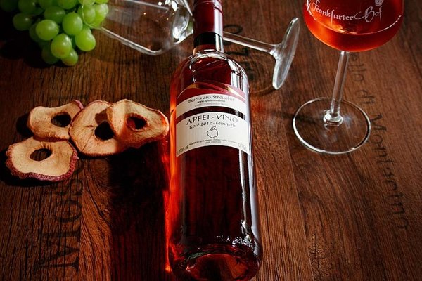 Apfel-Vino rosé, feinherb, 0,75 Liter